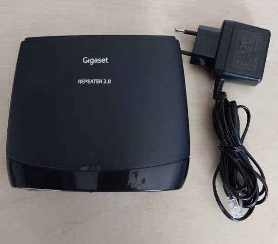 Gigaset repeater 2.0 ZGAN, Telecommunicatie, Ophalen of Verzenden, Zo goed als nieuw, 4 handsets of meer