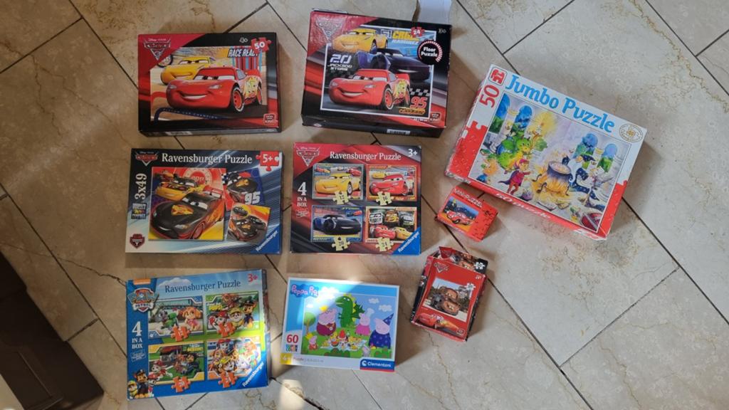 Puzzels 9 stuks Van 3 tot 5 jaar, Ophalen