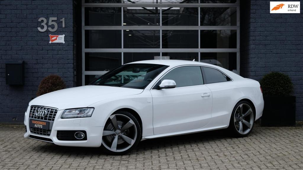Audi S5 Coupé 4.2 FSI quattro 354PK 20inch RS5 Rotor, Auto's, Audi, Gebruikt, 4 stoelen, Wit, Bedrijf