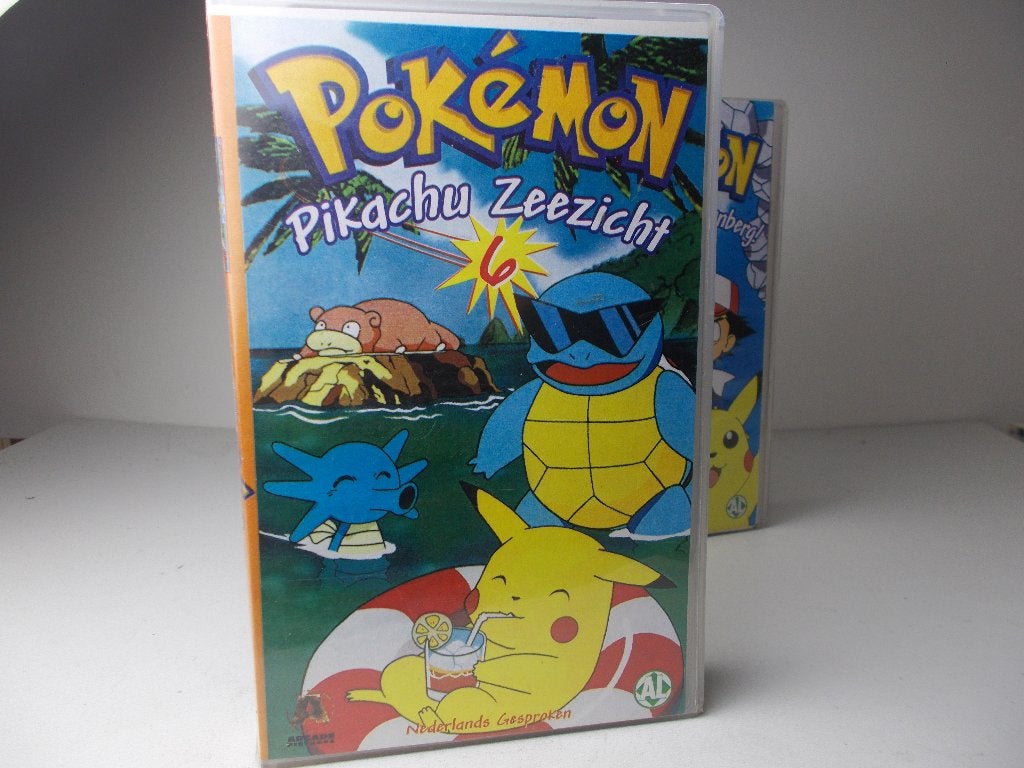 1999 POKEMON 2 x VHS VIDEOBANDEN (Nederlands gesproken!), Alle leeftijden, Zo goed als nieuw, Ophalen of Verzenden, Nederlands
