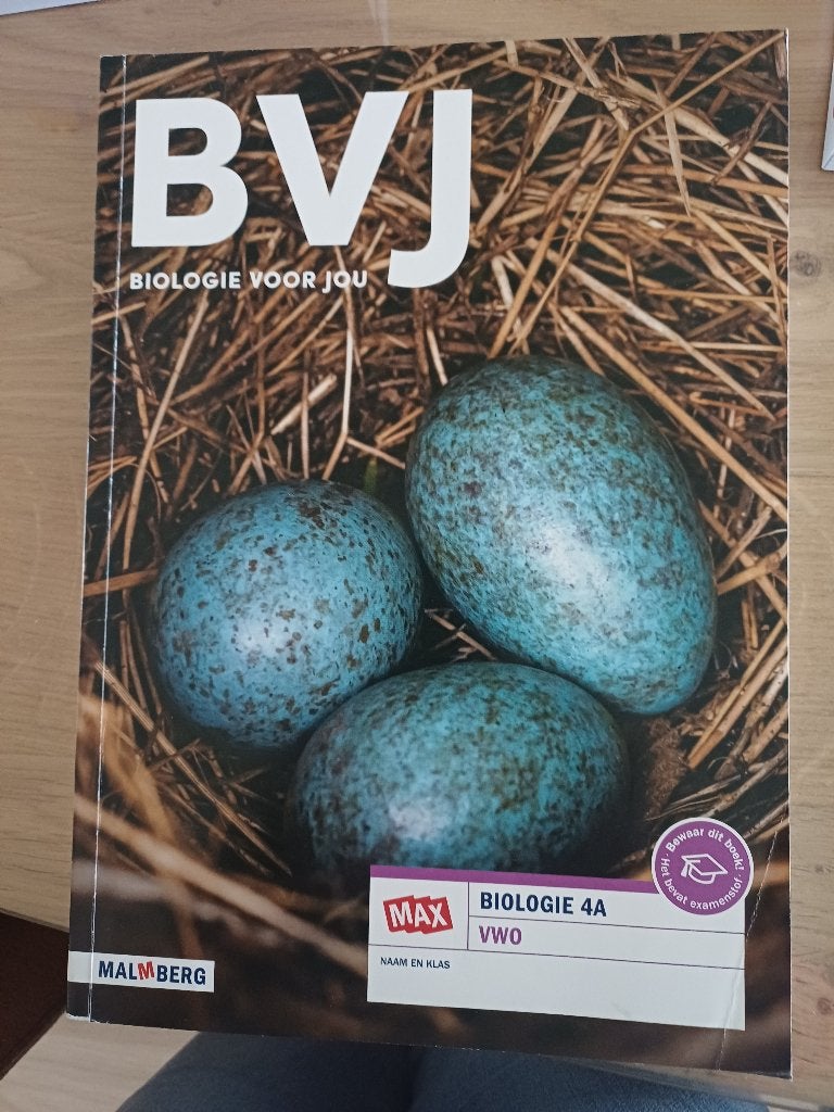 Biologie voor jou VWO 4 5 en 6, Boeken, VWO, Malmberg, Biologie, Ophalen of Verzenden