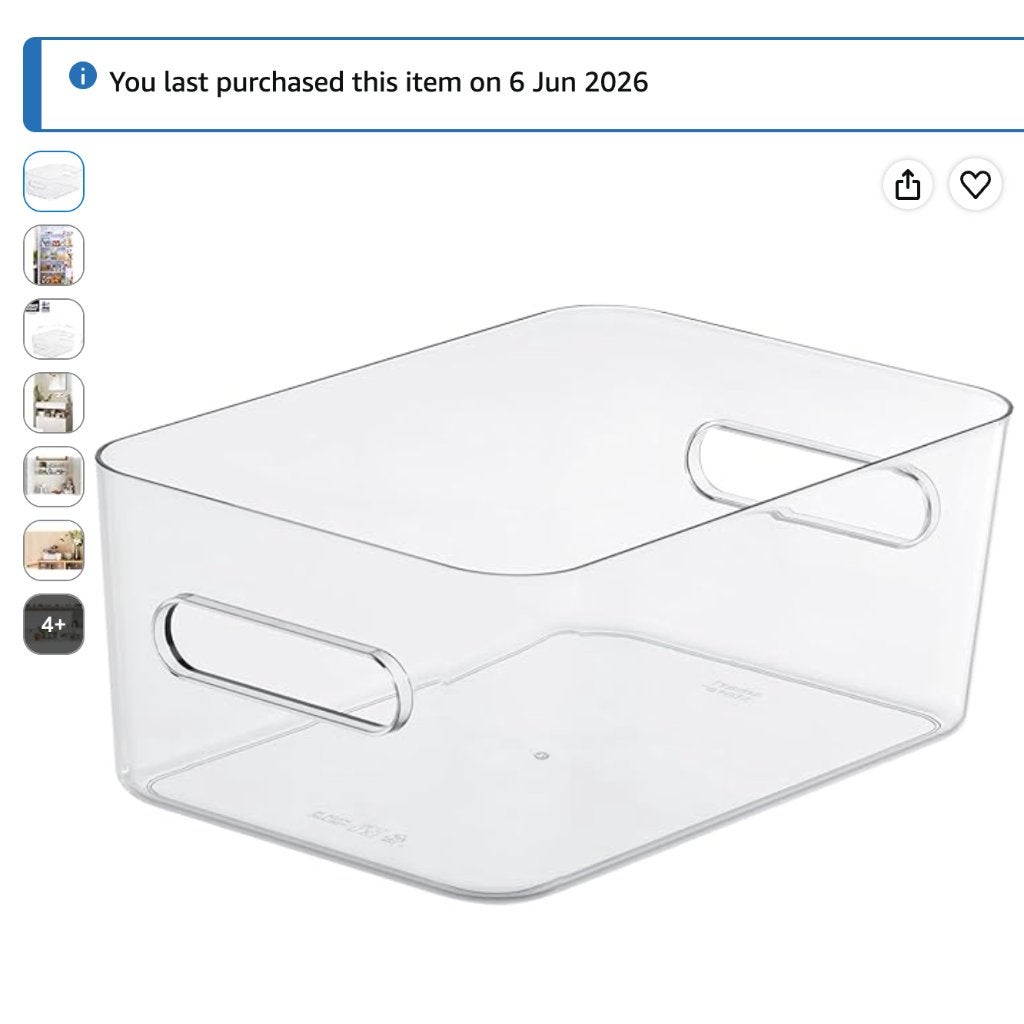10x Pantry/Fridge Organisers - Never Used, Huis en Inrichting, Ophalen, Overige kleuren, Bewaardoos, Nieuw