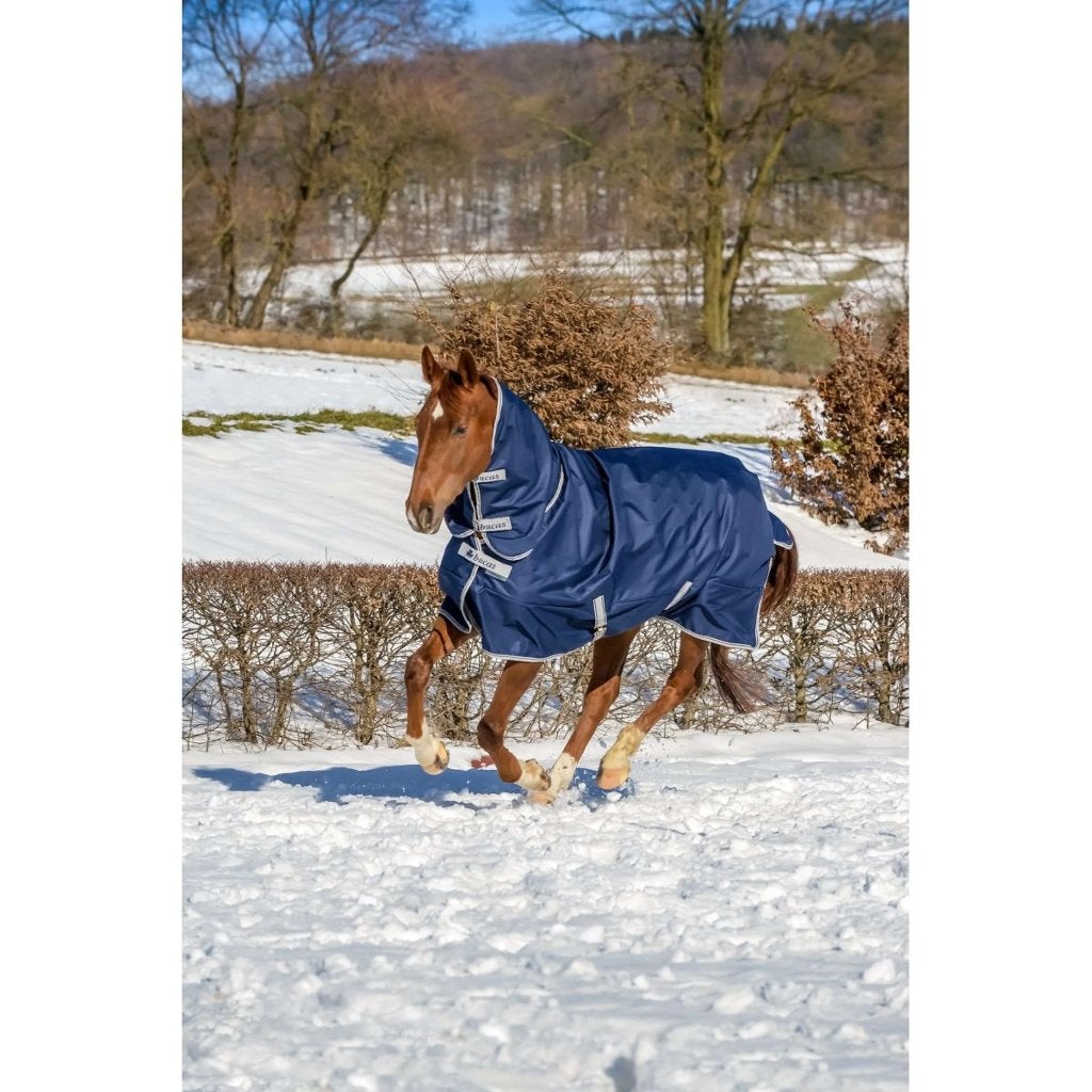Bucas Freedom Turnout Full Neck 300g Navy/Silver 130/175, 300 g, Nieuw, Blauw, Deken