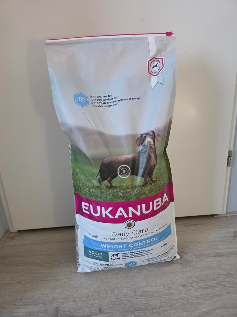 Eukanuba weight control voer 15kg, Ophalen, Hond