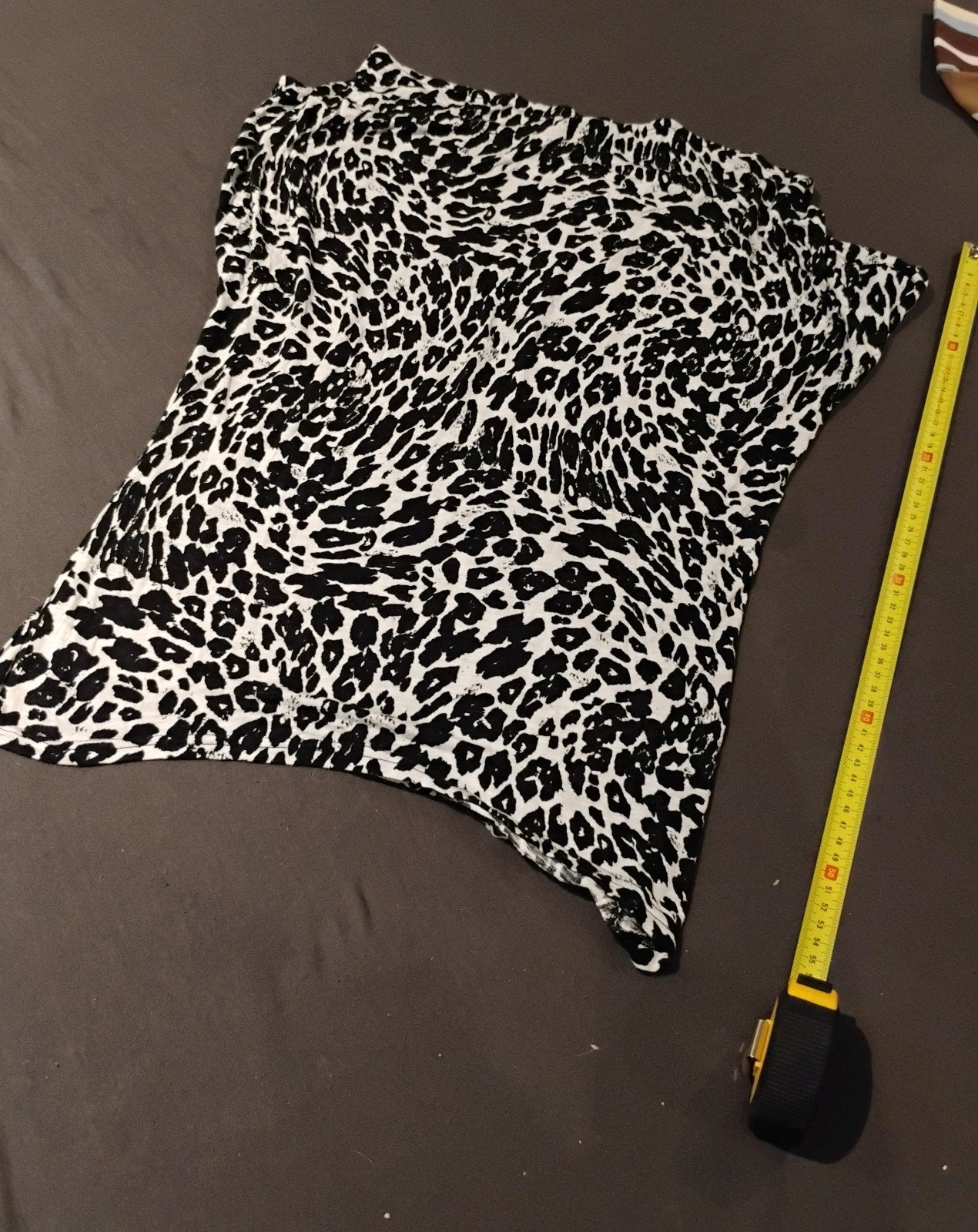 Leopard print top zwart/wit, Ophalen of Verzenden