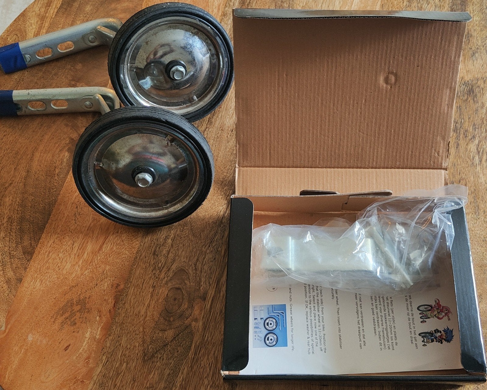 Halfords Metalen Zijwieltjes 12-20 inch - Complete Set, Ophalen of Verzenden, Nieuw, Halfords