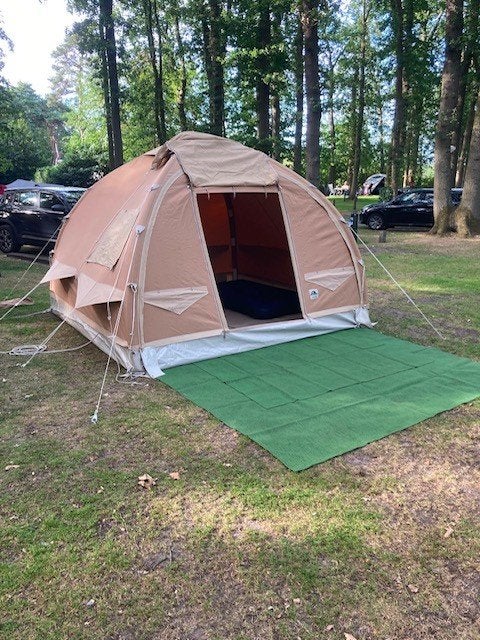 Karsten Tent 300x300 - mooie tent, als nieuw met accessoires, Caravans en Kamperen, Tenten, Ophalen, Zo goed als nieuw, Tot en met 4