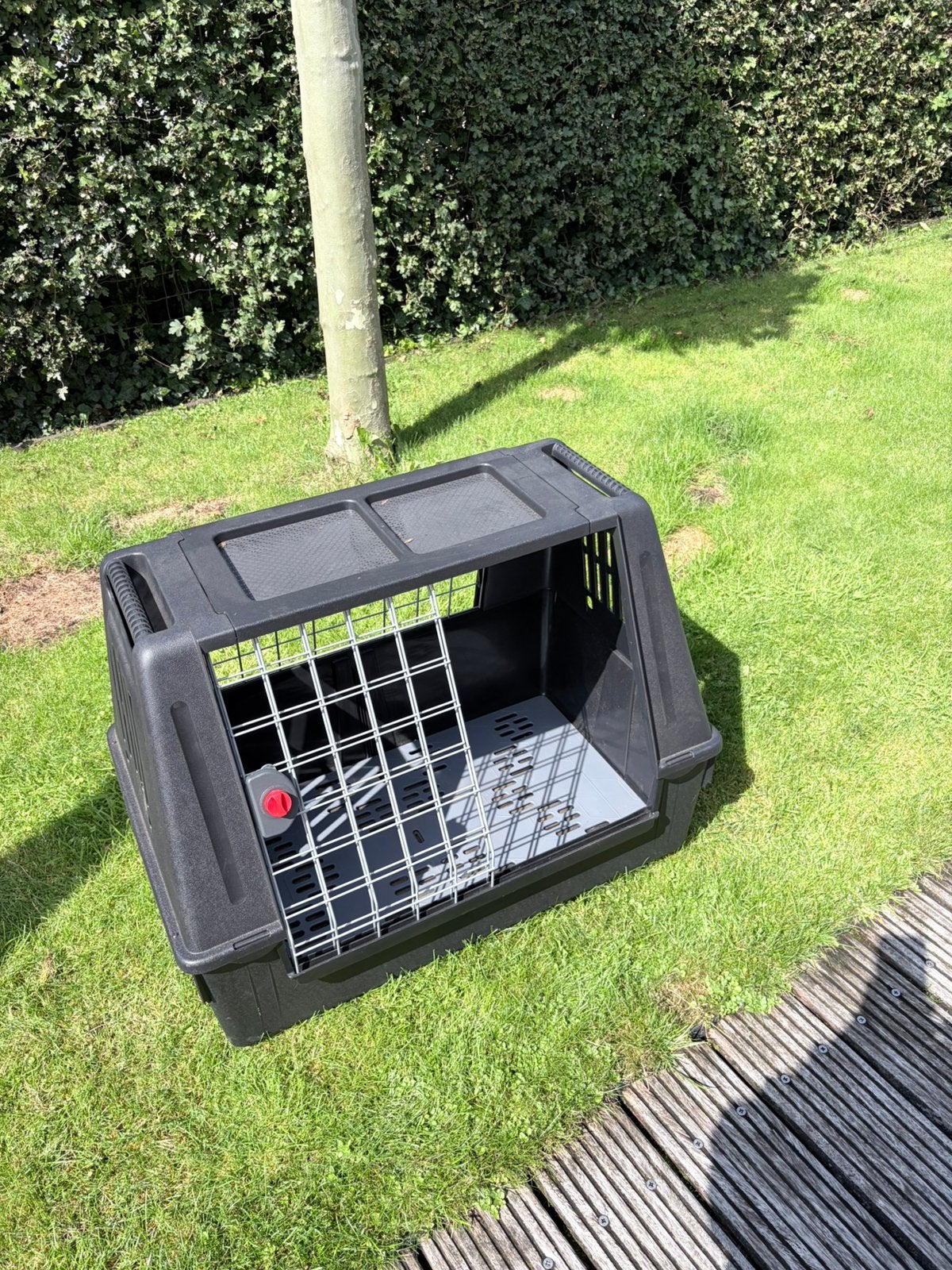 Autobench B82 x D51 x H61, Dieren en Toebehoren, Hondenbenches, Ophalen, Zo goed als nieuw