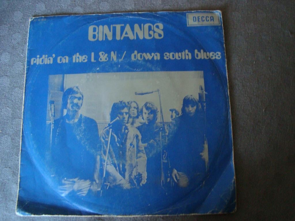 Bintangs - ridin'on the l'n, Cd's en Dvd's, Vinyl Singles, Ophalen of Verzenden, Zo goed als nieuw, Pop, Single