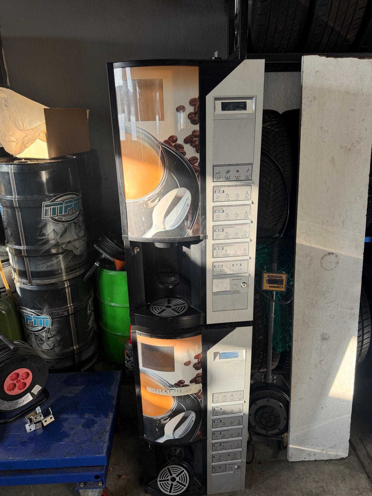Wittenborg Koffiemachine Bonenautomaat + Gratis Machine, Ophalen, Gebruikt, 10 kopjes of meer, Koffiemachine