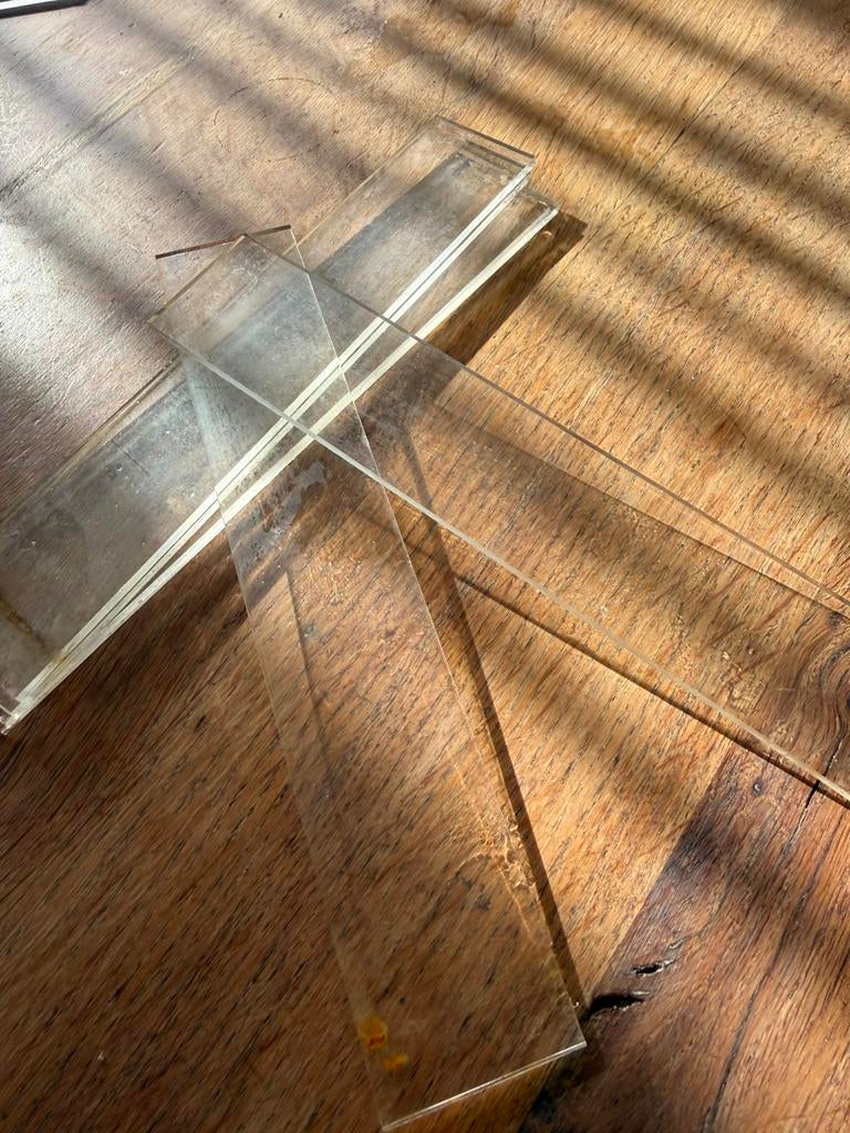 Kachelruitjes 5-21,5  7 stuks, Ophalen of Verzenden, Zo goed als nieuw, Minder dan 80 cm, Glasplaat
