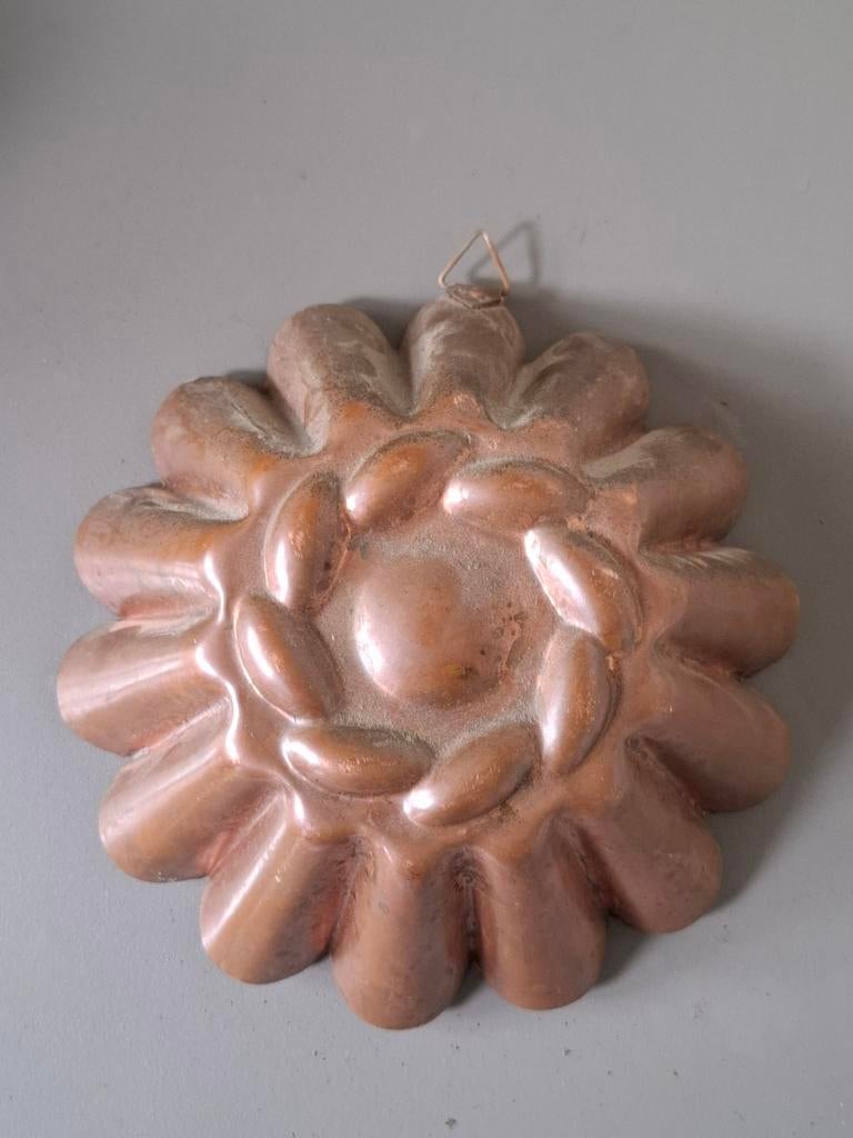 Oude koperen puddingvorm, Ophalen of Verzenden