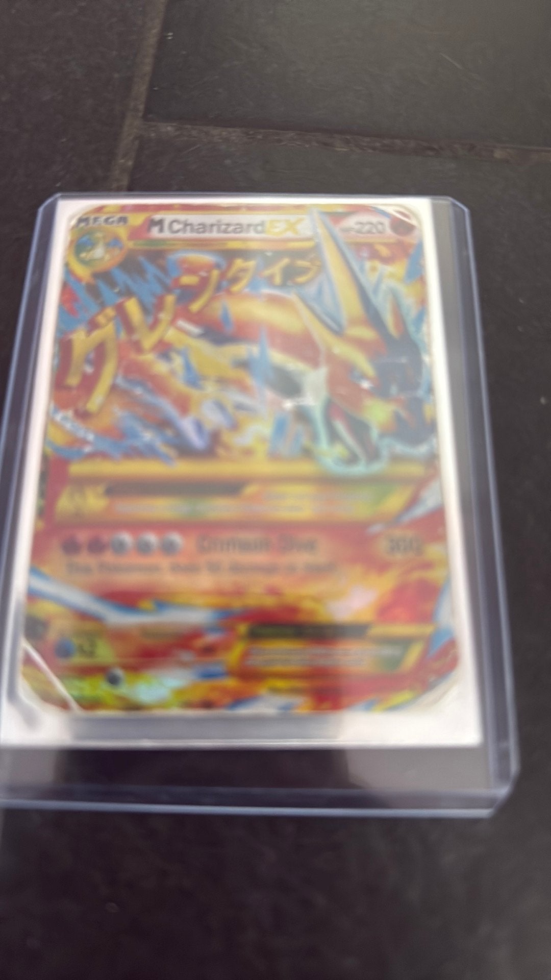 M charizard EX, Ophalen of Verzenden, Gebruikt