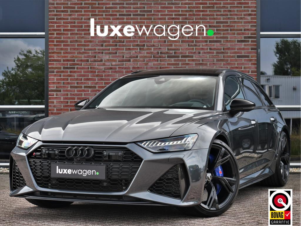 Audi RS6 Avant 4.0 TFSI quattro Dyn+ B&O-high Carbon Pano Ce, Auto's, Audi, Automaat, 12 maanden, Gebruikt, 600 pk