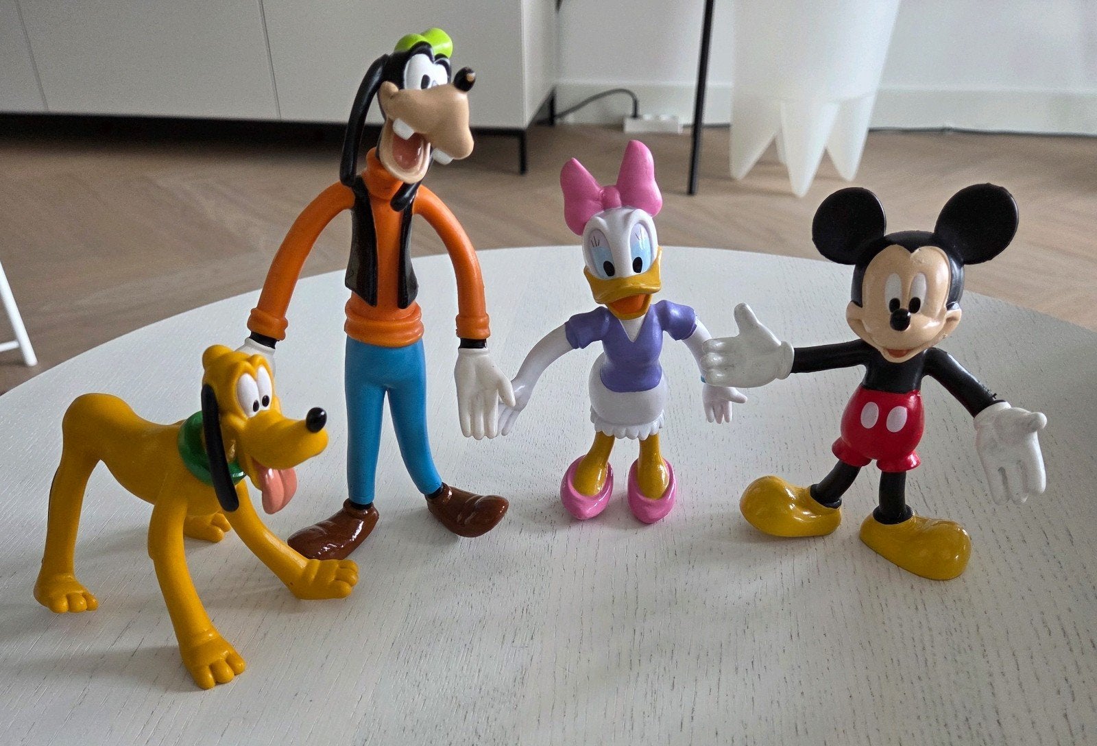 4 Rubberen buigzame popjes van Disney, Verzamelen, Ophalen of Verzenden, Zo goed als nieuw