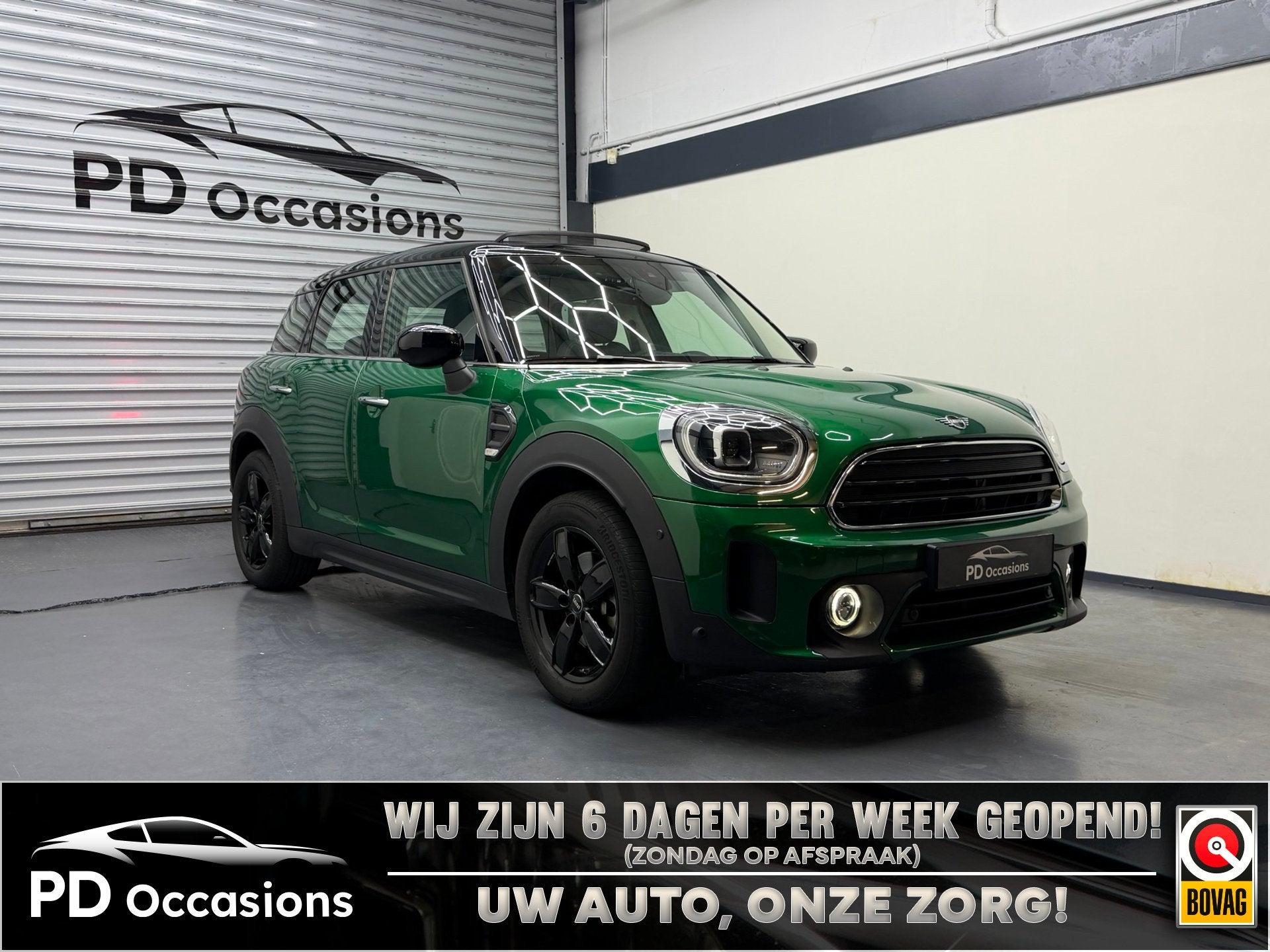 MINI Countryman 1.5 Cooper Premium Plus - Pano - Memory - Ca, Auto's, Gebruikt, Zwart, Countryman, Bedrijf