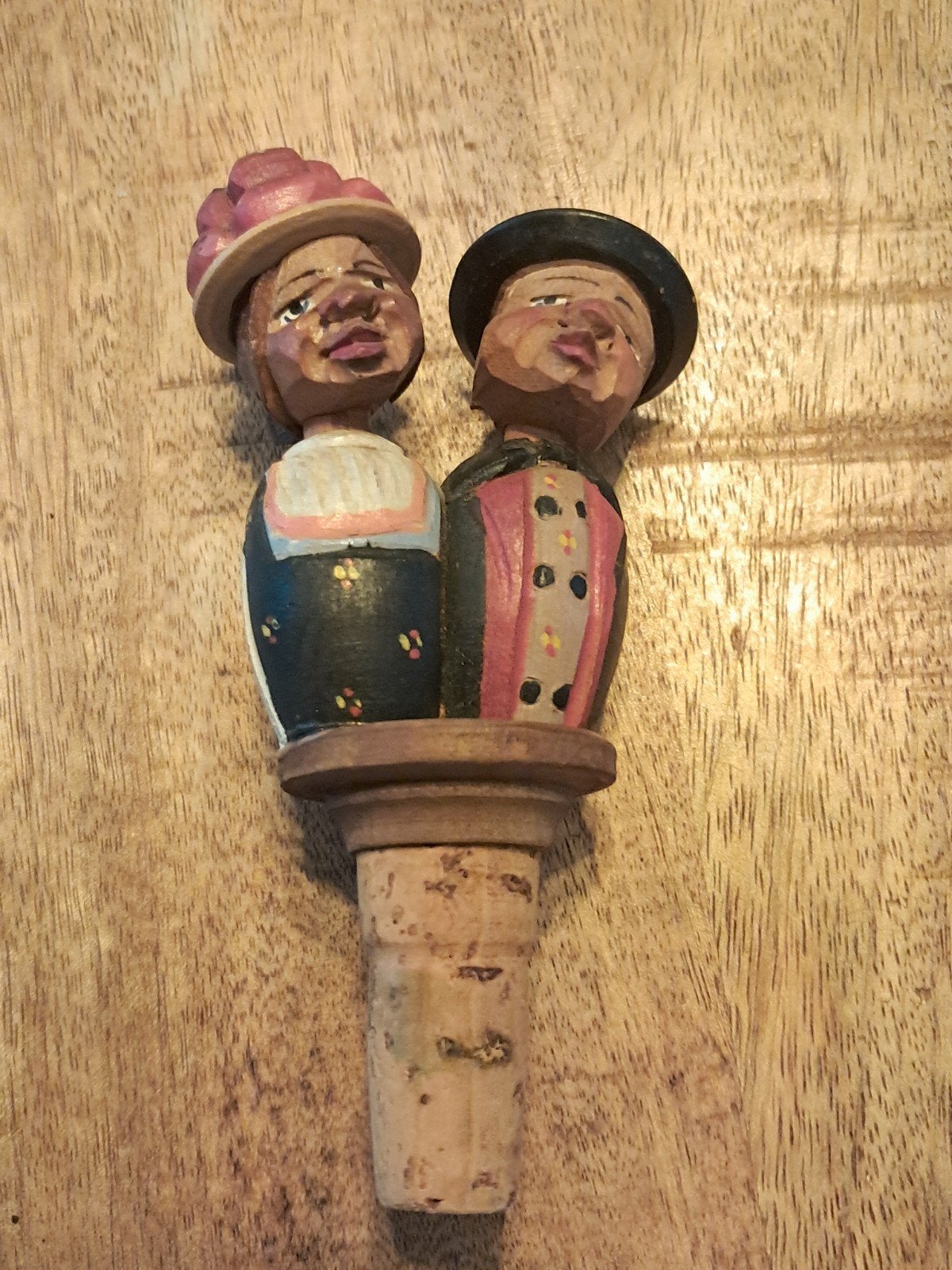 Mechanische geanimeerde flessenstopper 1880/1910, Verzamelen, Ophalen of Verzenden, Frankrijk