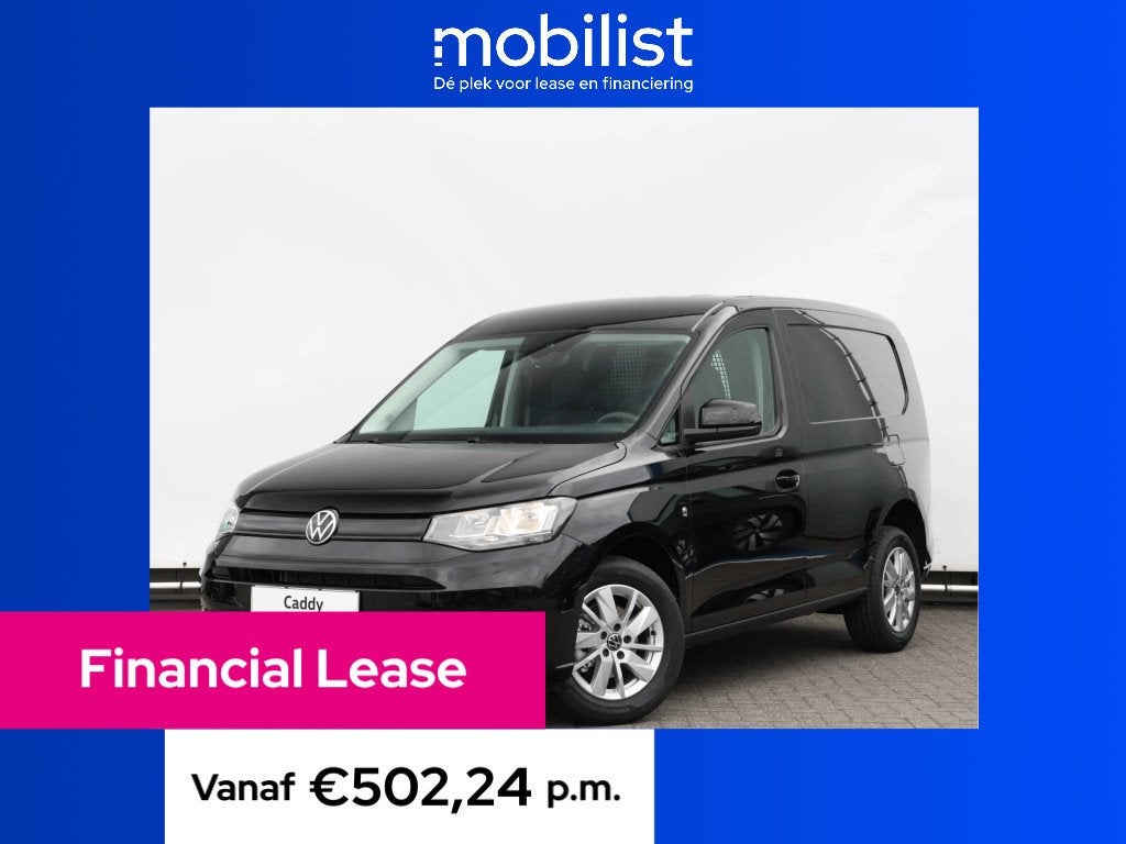 Volkswagen Caddy 2.0 TDI 75pk Style (bj 2026), Overige modellen, Overige carrosserieën, Zwart, Bedrijf