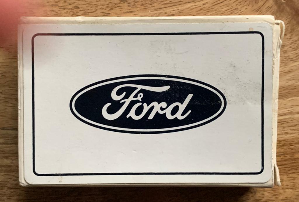 Ford KaartSpel/SpeelKaarten, Ophalen of Verzenden, Zo goed als nieuw, Auto's