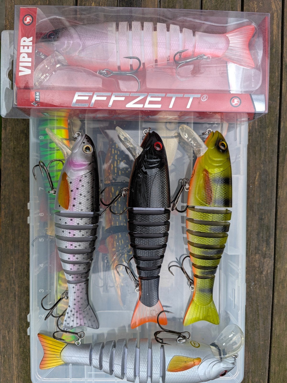 5x DAM Viper 19cm. kunstaas, Ophalen of Verzenden, Nieuw, Overige typen