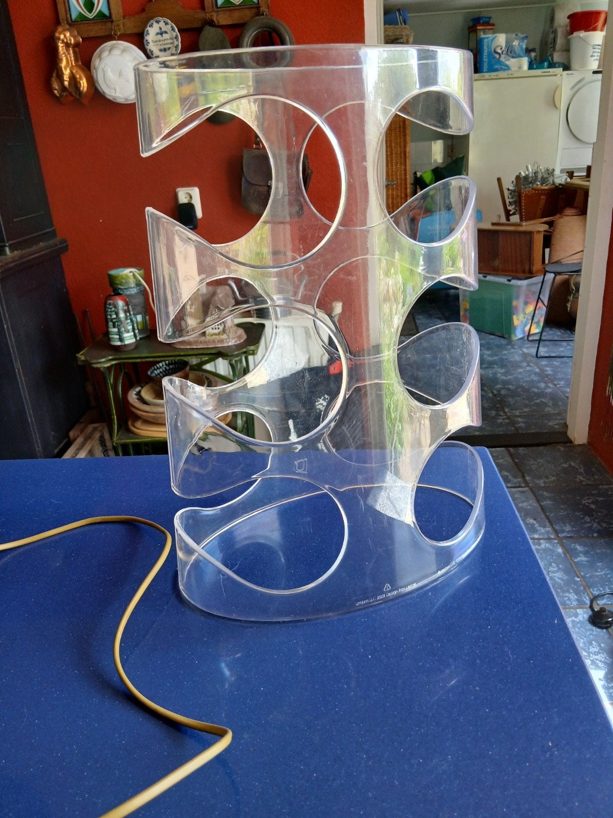 Umbra retro plexiglas flessenrek, Ophalen of Verzenden, Huis en Inrichting