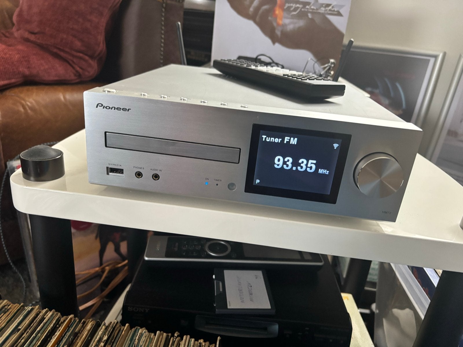 Pioneer HM72 - Compacte Hifi-systeem met CD, FM en Bluetooth, Ophalen of Verzenden, Zo goed als nieuw, Cd-speler, Pioneer