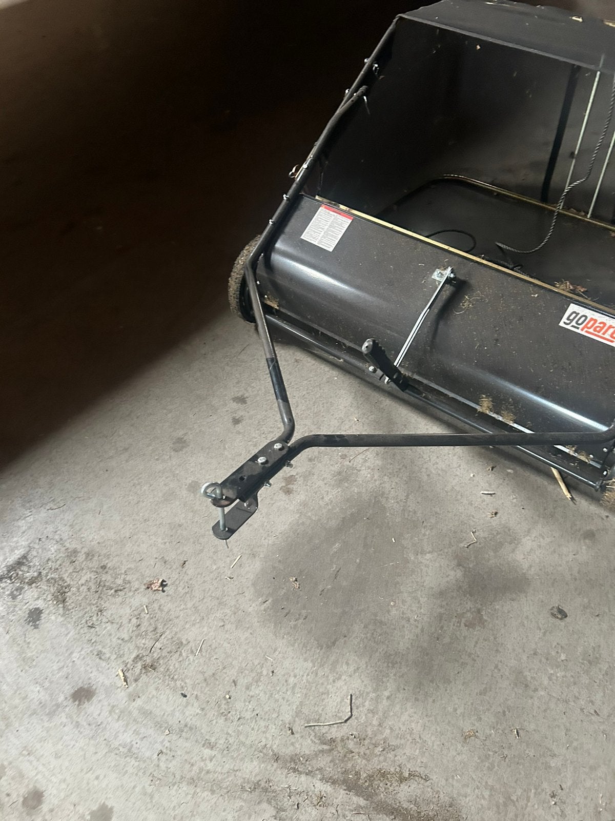 Bladveger/grasveger voor achter de zitmaaier, Tuin en Terras, Veegmachines, Ophalen of Verzenden