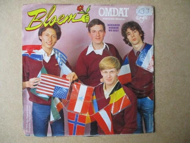 s0045 bloem - omdat, Ophalen, Gebruikt, Overige genres, 7 inch