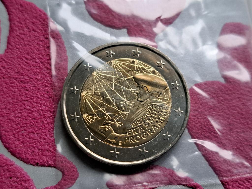 2 euro UNC Frankrijk 35 jaar Erasmus Programma 2022, Ophalen of Verzenden, Frankrijk, 2 euro