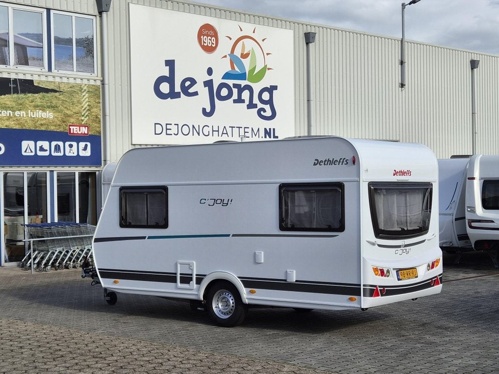 Dethleffs C'Joy 410 QL - Mover -, Caravans en Kamperen, Bedrijf, 750 - 1000 kg, Tot en met 4, Dwarsbed