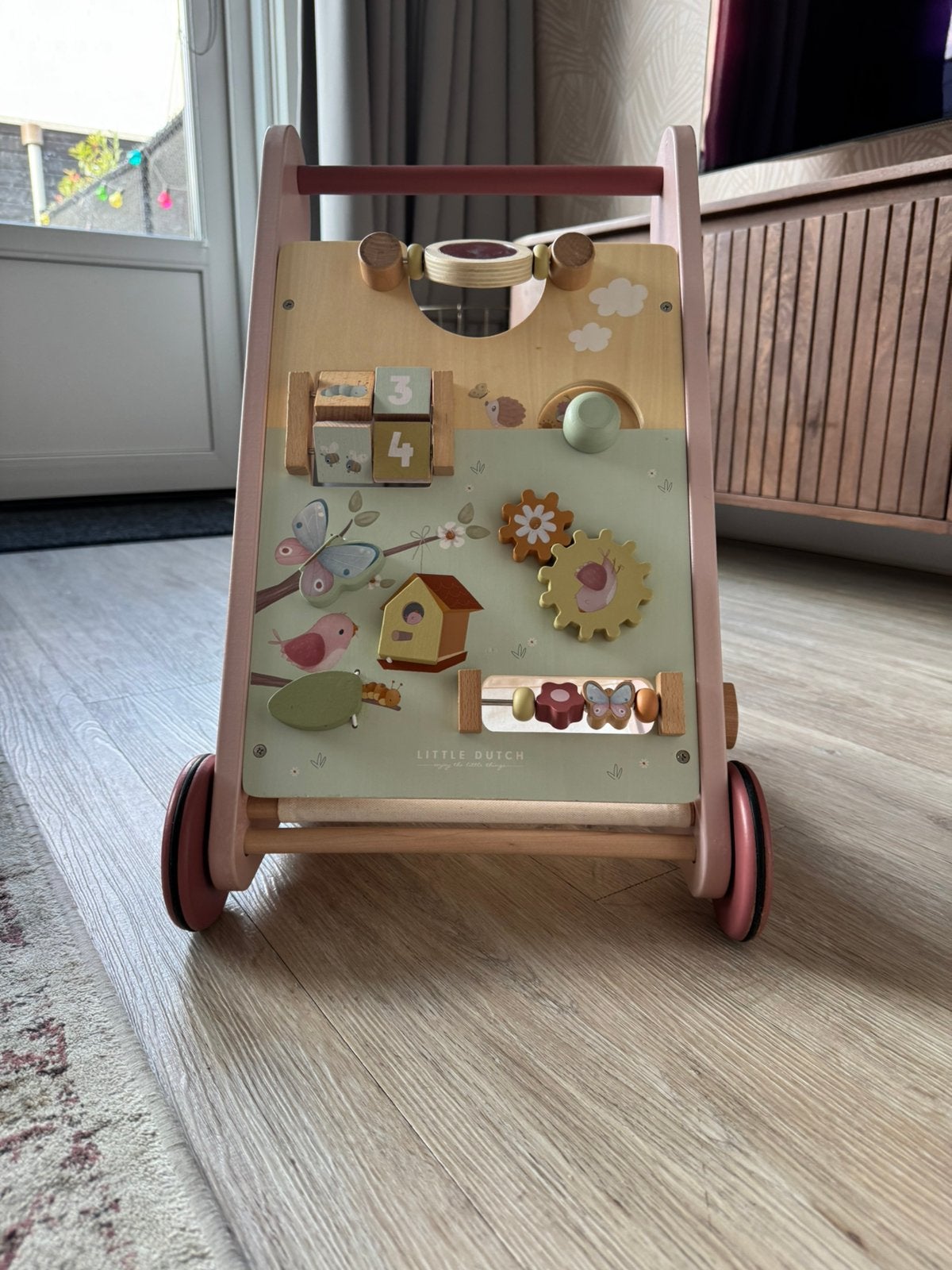 Loopwagen little dutch, Kinderen en Baby's, Speelgoed | Houten speelgoed, Ophalen, Zo goed als nieuw, Duw- of Trekspeelgoed
