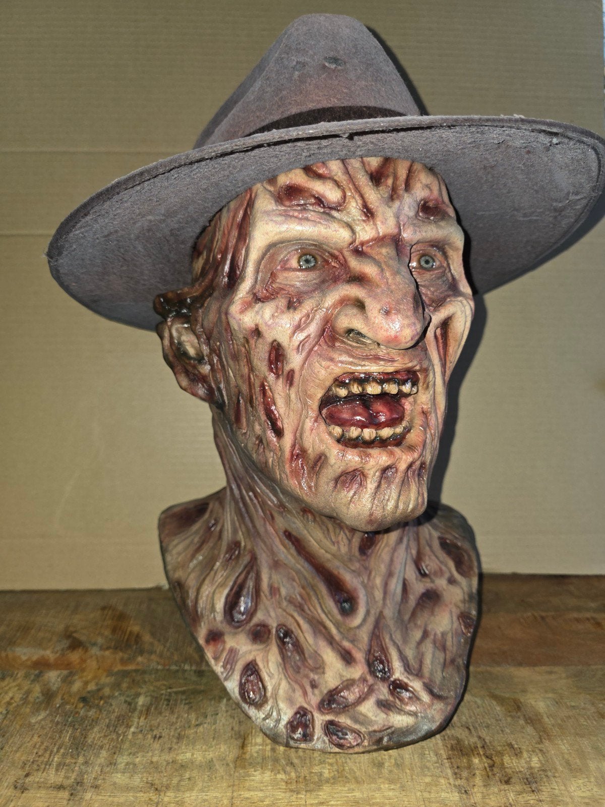 Freddy Krueger bust - Realistisch handgemaakt, Ophalen of Verzenden, Nieuw