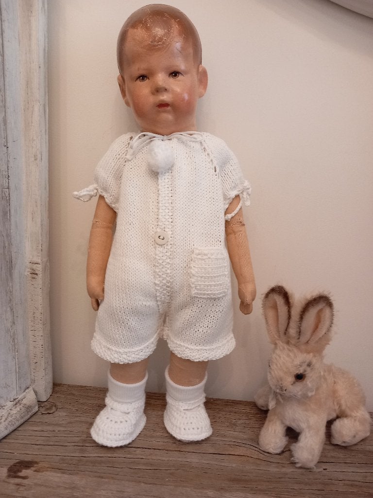 Vintage poppen pakje 3 delig., Ophalen of Verzenden, Zo goed als nieuw, Kleertjes