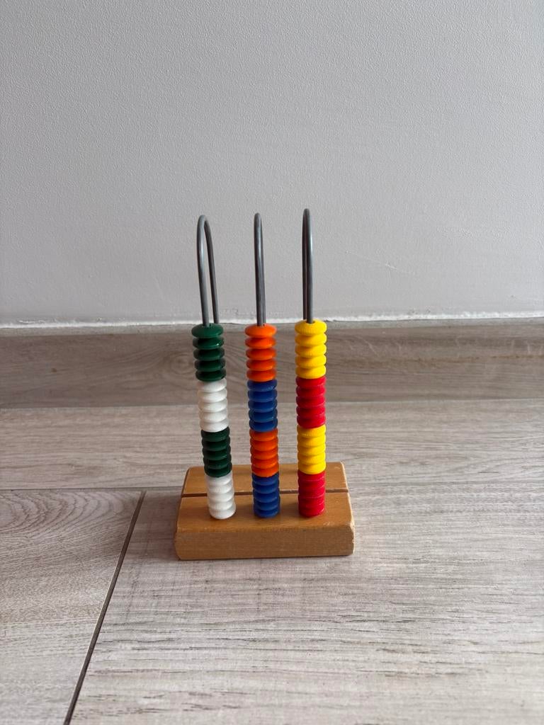 Vintage telraam, Kinderen en Baby's, Speelgoed | Houten speelgoed, Ophalen of Verzenden, Gebruikt