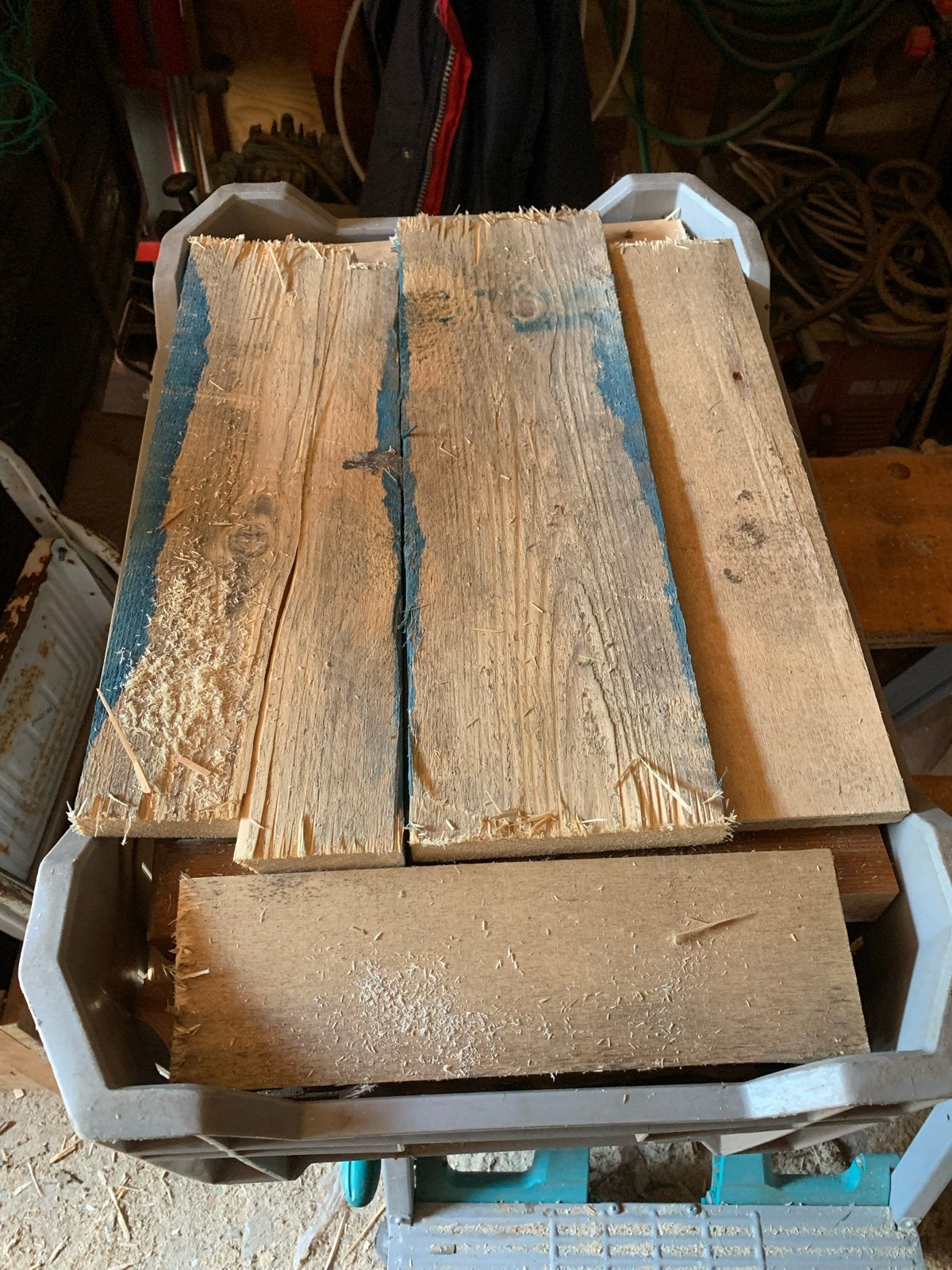 Palet hout gezagen voor hout kachel, Doe-het-zelf en Verbouw, Gebruikt, 25 tot 50 mm, Ophalen of Verzenden, Plank