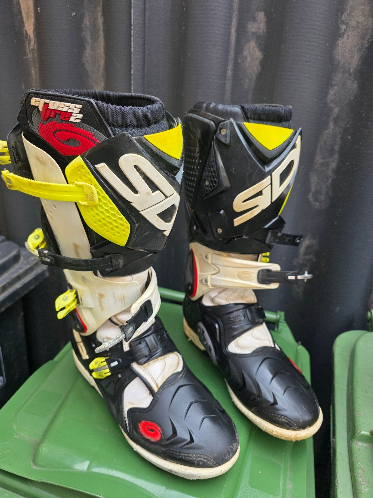 crosslaarzen sidi crossfire srs M45, Motoren, Ophalen of Verzenden, Tweedehands, Laarzen