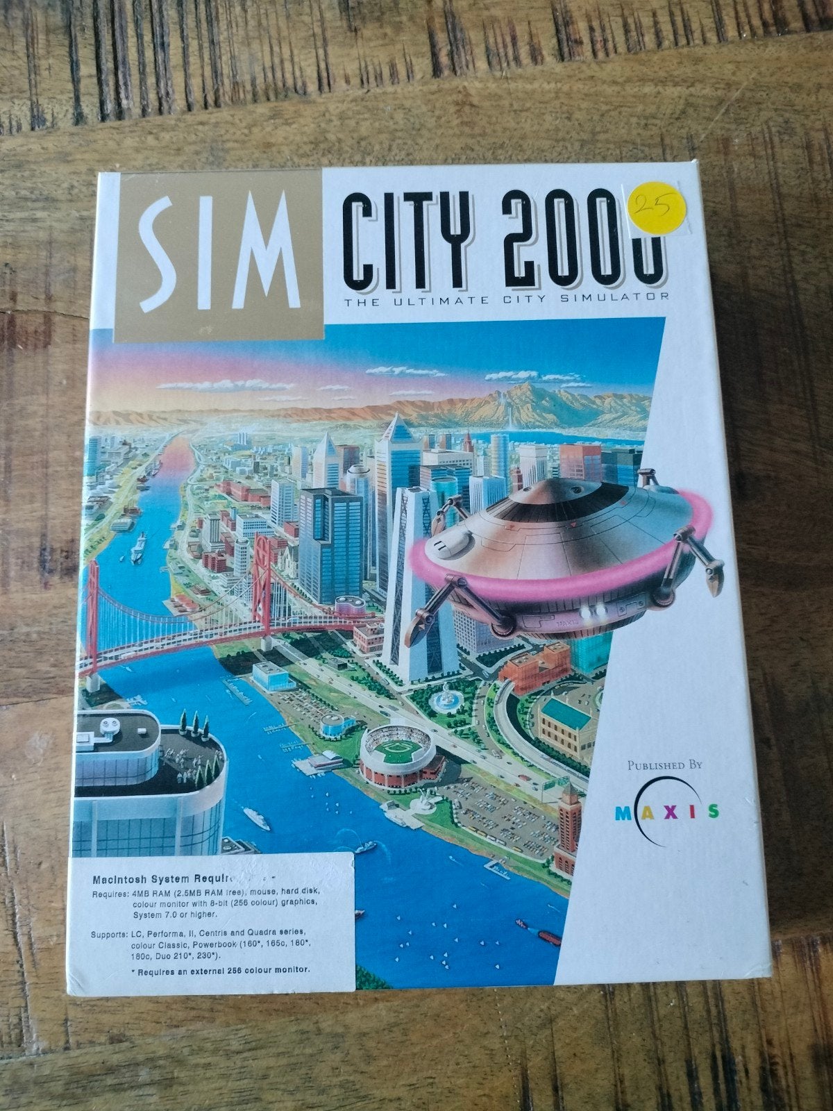 Sim City 2000 - The Ultimate City Simulator (Macintosh), Spelcomputers en Games, Gebruikt, 1 speler, Ophalen of Verzenden, Vanaf 3 jaar