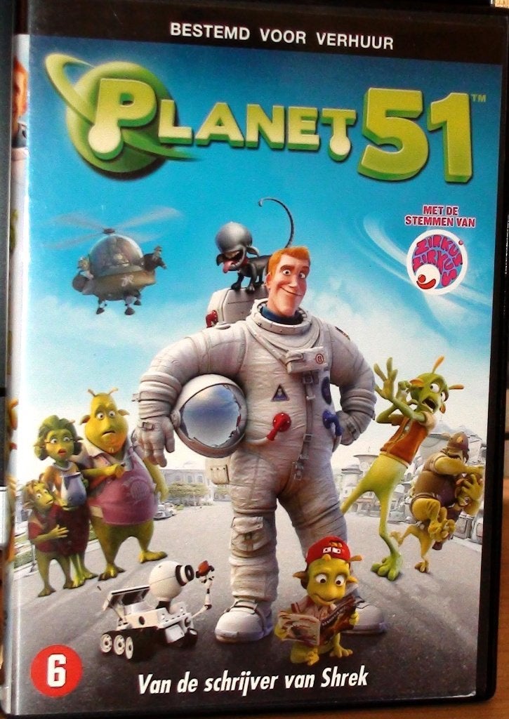 dvd planet 51, Alle leeftijden, Ophalen of Verzenden, Zo goed als nieuw, Europees