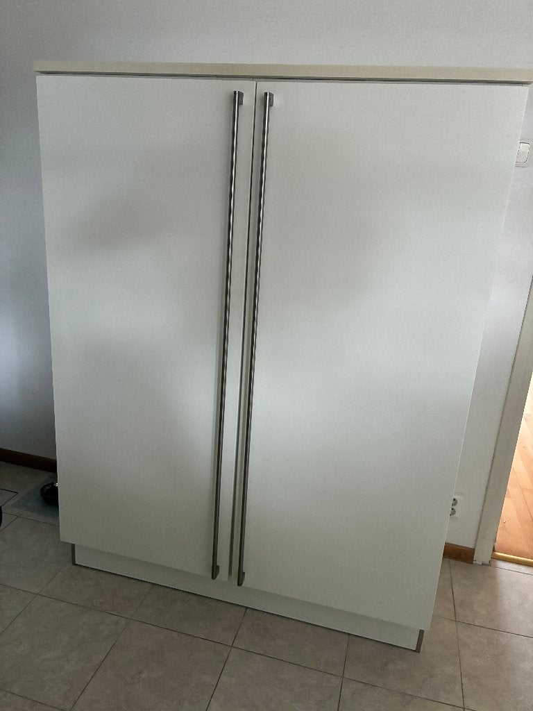 Keukenkast, Huis en Inrichting, Keuken | Keukenelementen, Ophalen, Gebruikt, 100 tot 150 cm, Wit