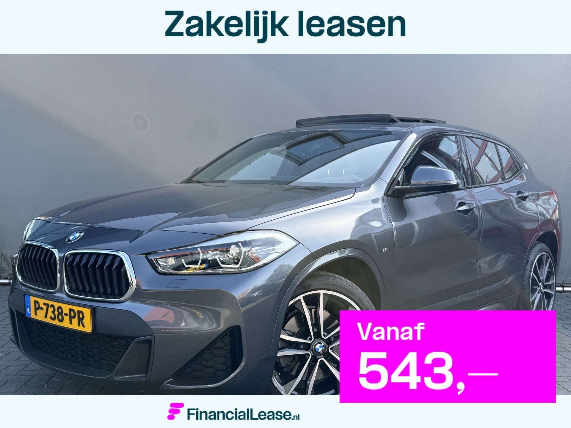 BMW X2 BWJ 2021 xDrive20i 179 PK High Executive M-SPORT PANO, Automaat, 1998 cc, X2, Gebruikt