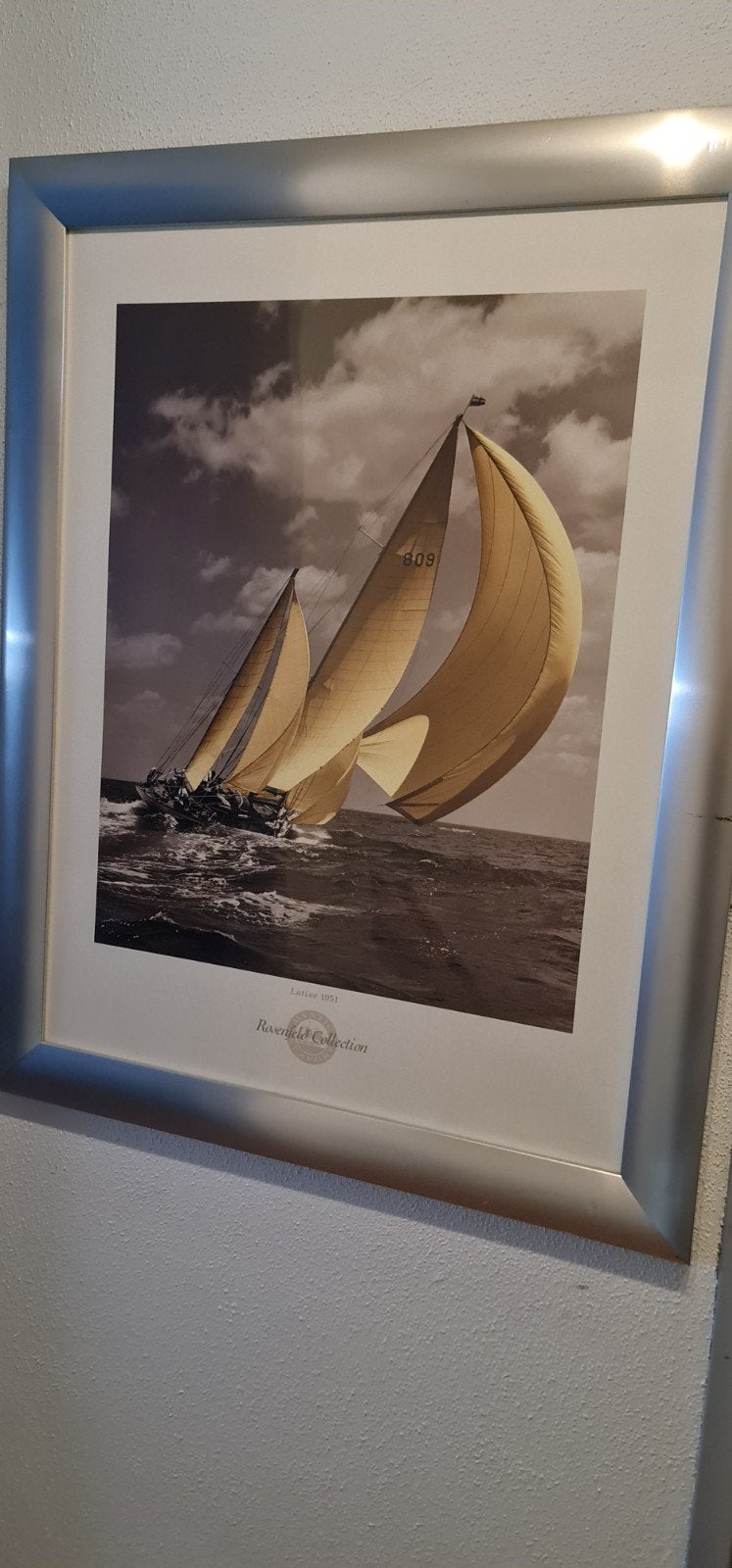 Prachtig zeilschip schilderij - Rivendell Collection, Ophalen of Verzenden, Schilderij, Fotografie, Ingelijst