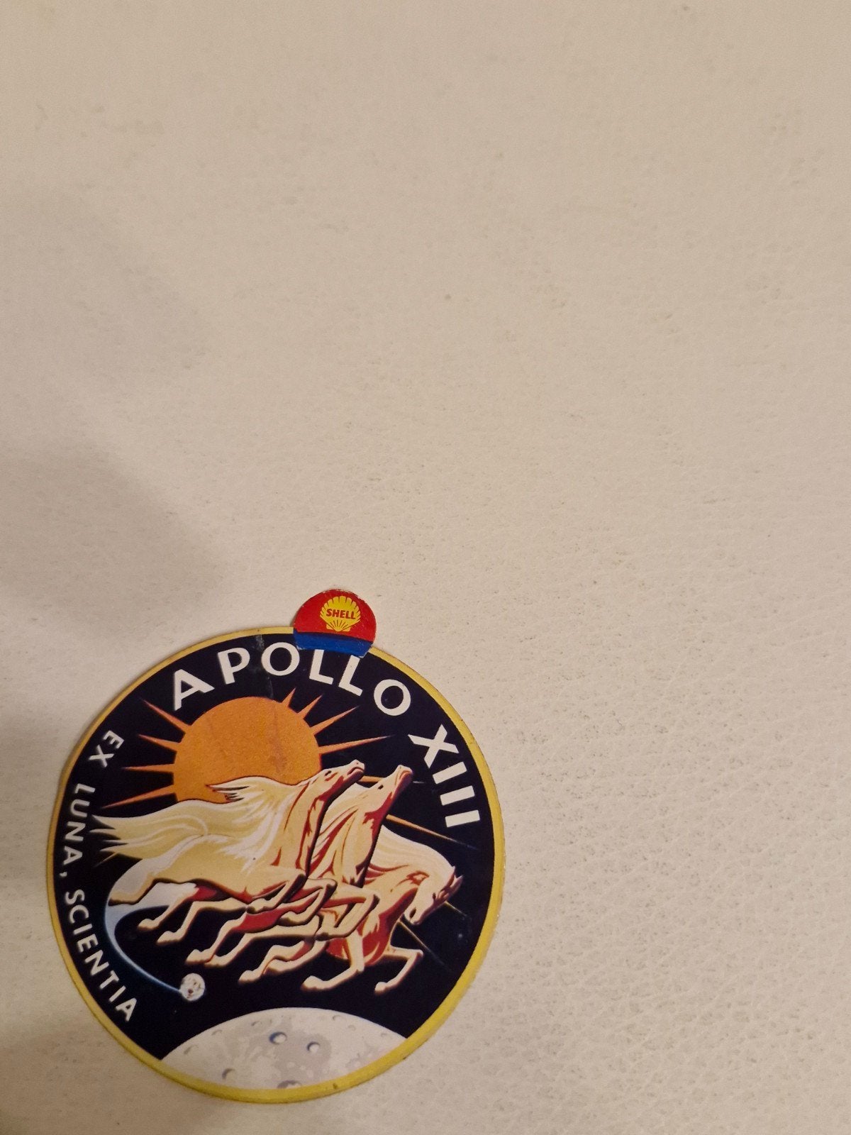 296 Vintage Apollo Shell Stickers - Set van 3, Ophalen of Verzenden, Meerdere stickers