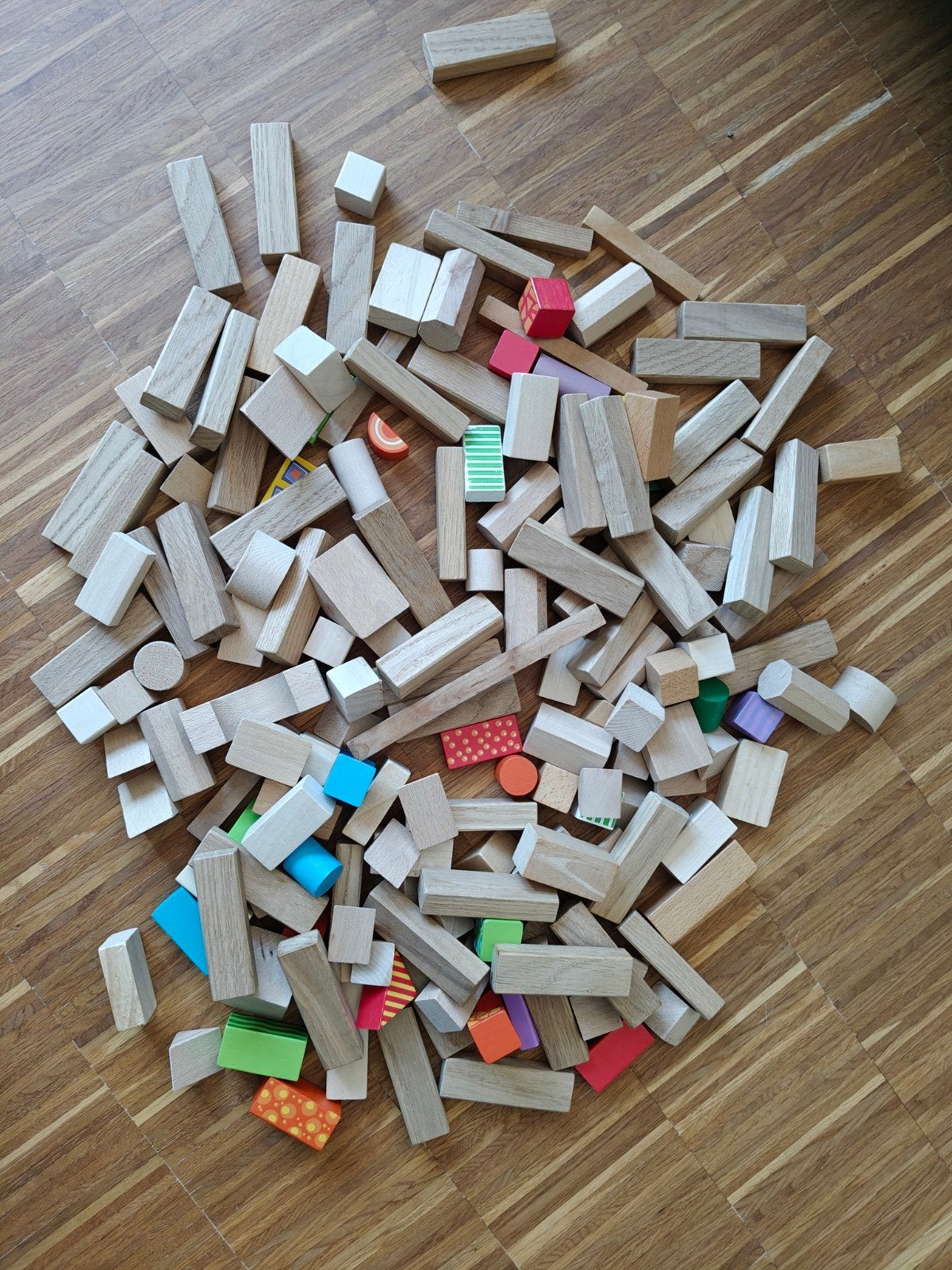 houten blokken, Kinderen en Baby's, Speelgoed | Houten speelgoed, Ophalen, Gebruikt, Overige typen