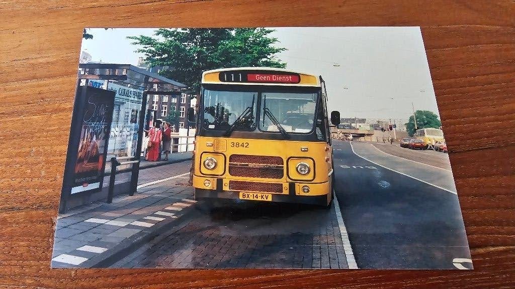 Foto BUS NZH Haarlem 3842, Verzenden, Gebruikt, Bus of Metro, Overige typen