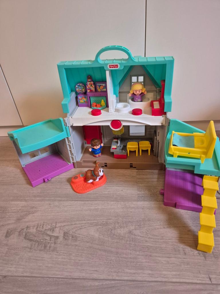 Fisher-Price Little People Speelhuisje - Zo goed als nieuw, Kinderen en Baby's, Speelgoed | Overig, Ophalen, Zo goed als nieuw