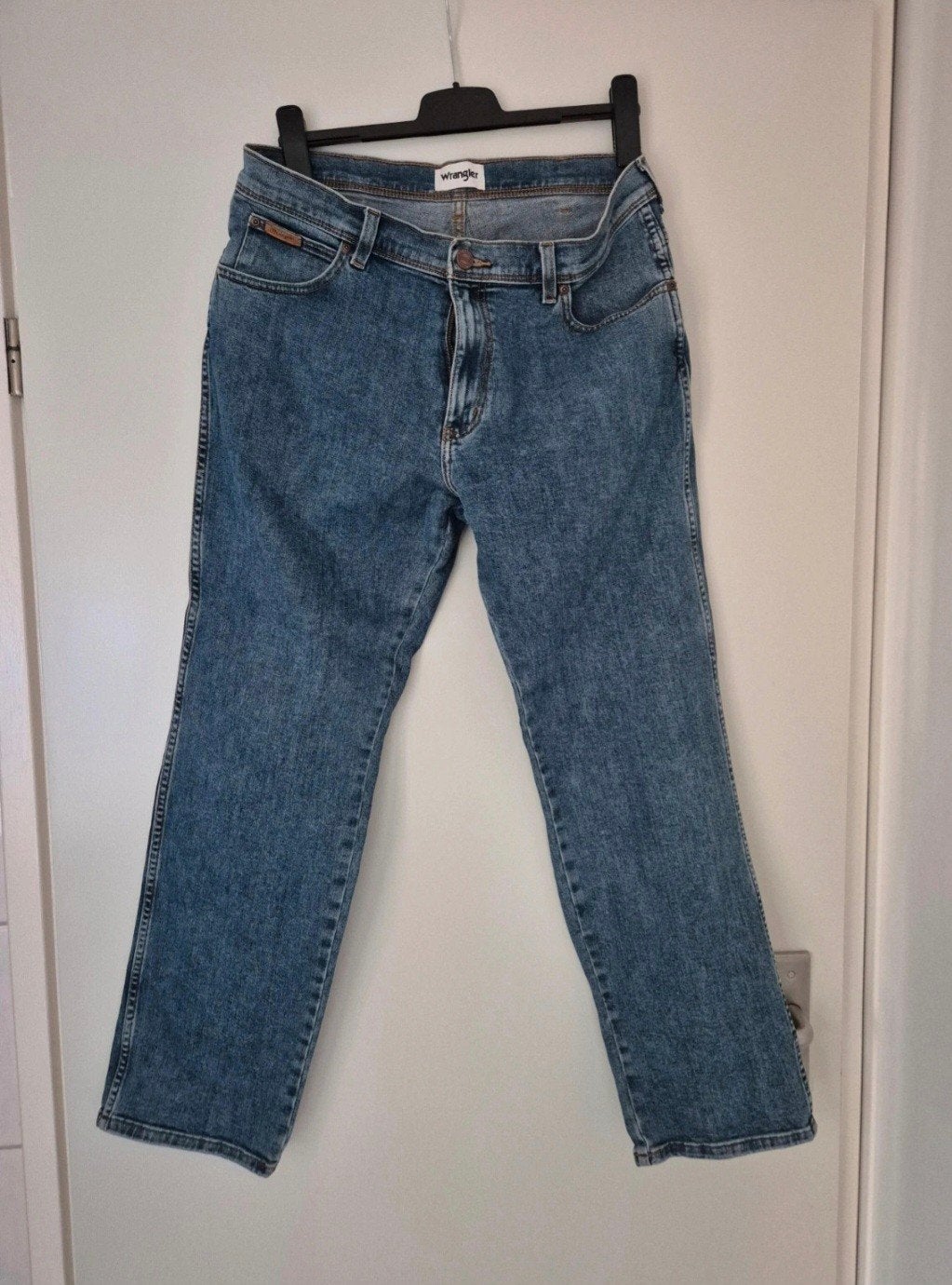 Wrangler Texas Heren Spijkerbroek W34 L32, Ophalen, Blauw, Wrangler, W33 - W34 (confectie 48/50)