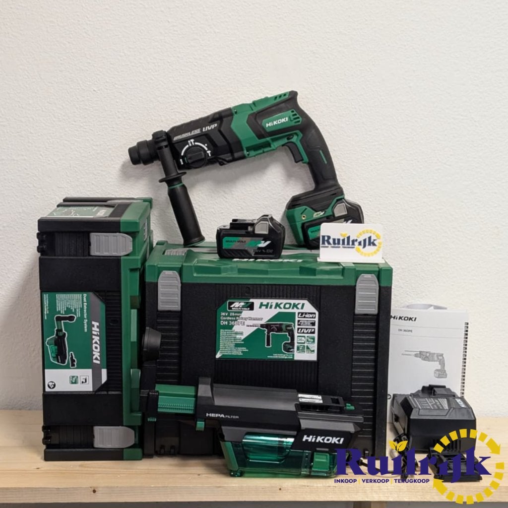 Hikoki boor-breekhamer set SDS-Plus 36V DH36DPE - Nieuw, Doe-het-zelf en Verbouw, Gereedschap | Boormachines, Hikoki, Nieuw, Support@hikoki.com
