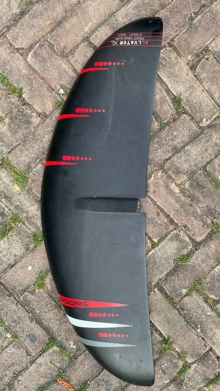 Te koop of te ruil Gong Allvator XL Frontwing (2100cm²), Ophalen of Verzenden, Gebruikt, Wingsurf-hydrofoil