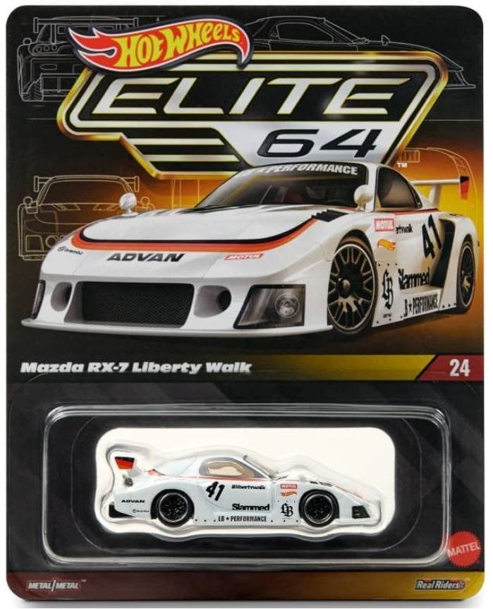2026 Hot Wheels Premium Elite 64 Mazda RX-7 Liberty Walk, Ophalen of Verzenden, Nieuw