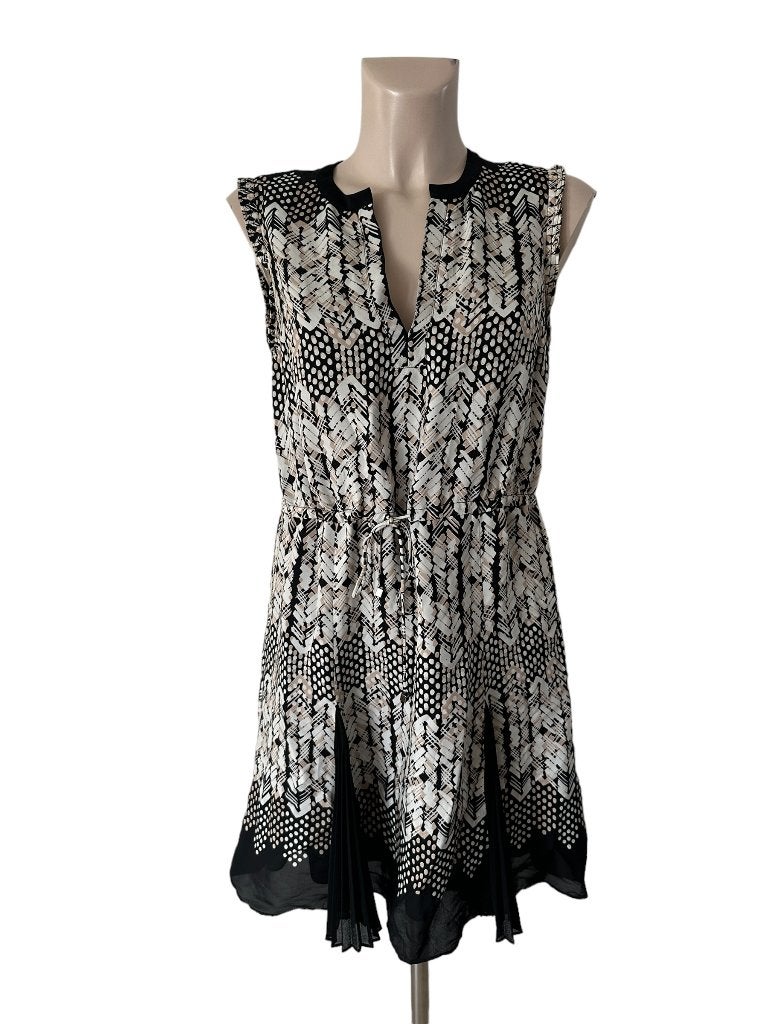 Reiss jurk M, Kleding | Dames, Jurken, Maat 38/40 (M), Zwart, Ophalen of Verzenden, Zo goed als nieuw